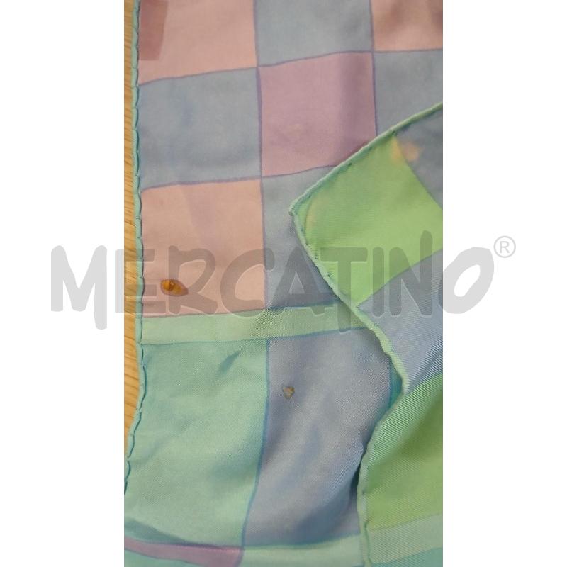 FOULARD KEN SCOTT QUADRI AZZURRI LILLA 85X85 | Mercatino dell'Usato Vinci - fraz. sovigliana 4