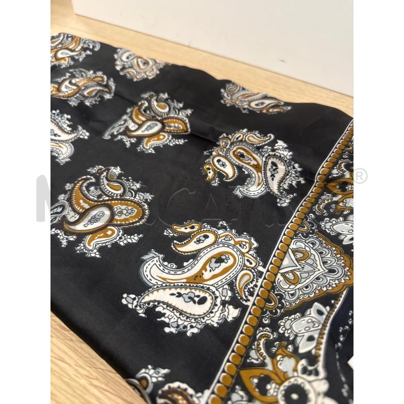 FOULARD # LIU JO NERO DAMASCATO GRIGIO BEIGE | Mercatino dell'Usato Vinci - fraz. sovigliana 1