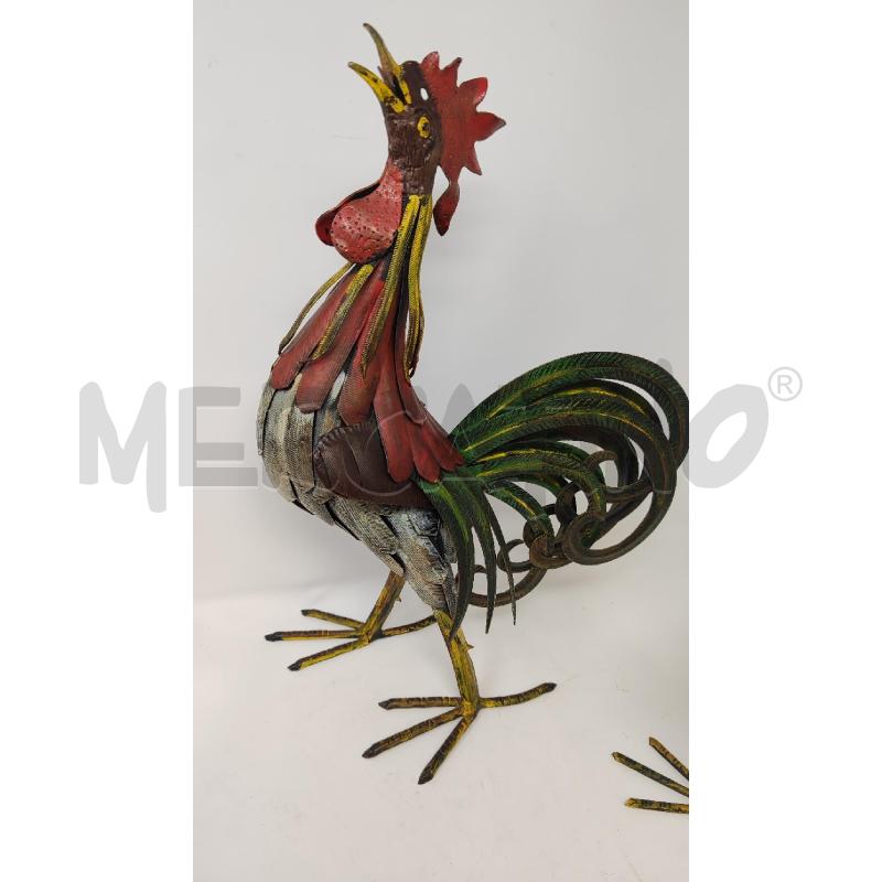 GALLI PZ. 2 METALLO DECORATI | Mercatino dell'Usato Vinci - fraz. sovigliana 2