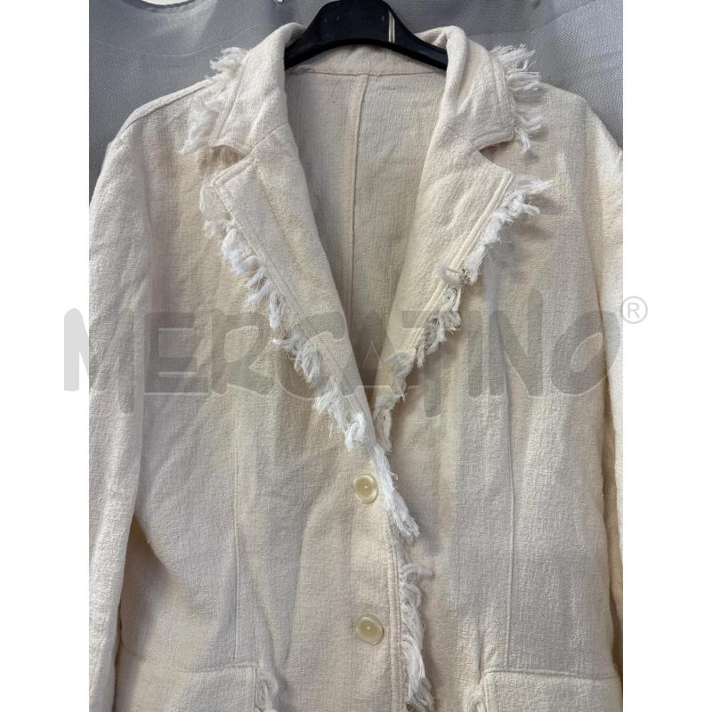 GIACCA DONNA CAVALLI JEANS PANNA SPENERATA TG.44 | Mercatino dell'Usato Vinci - fraz. sovigliana 2