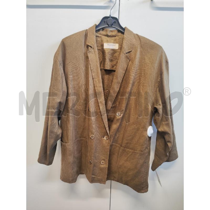GIACCA DONNA MARELLA LINO RUGGINE TG.44 | Mercatino dell'Usato Vinci - fraz. sovigliana 1