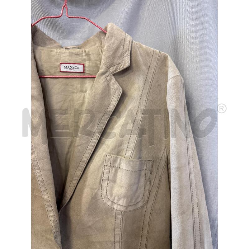 GIACCA DONNA MAX & CO SCAMOSCIATA BEIGE TG.42 | Mercatino dell'Usato Vinci - fraz. sovigliana 2