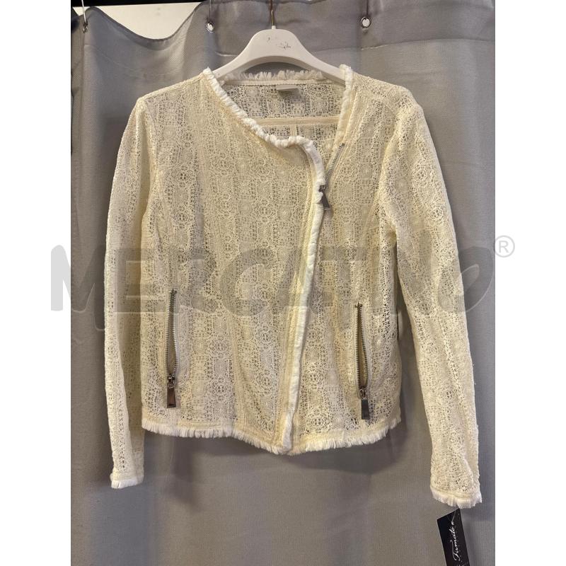 GIACCA DONNA PINKO PIZZO CREMA TG.40 ZIP | Mercatino dell'Usato Vinci - fraz. sovigliana 1