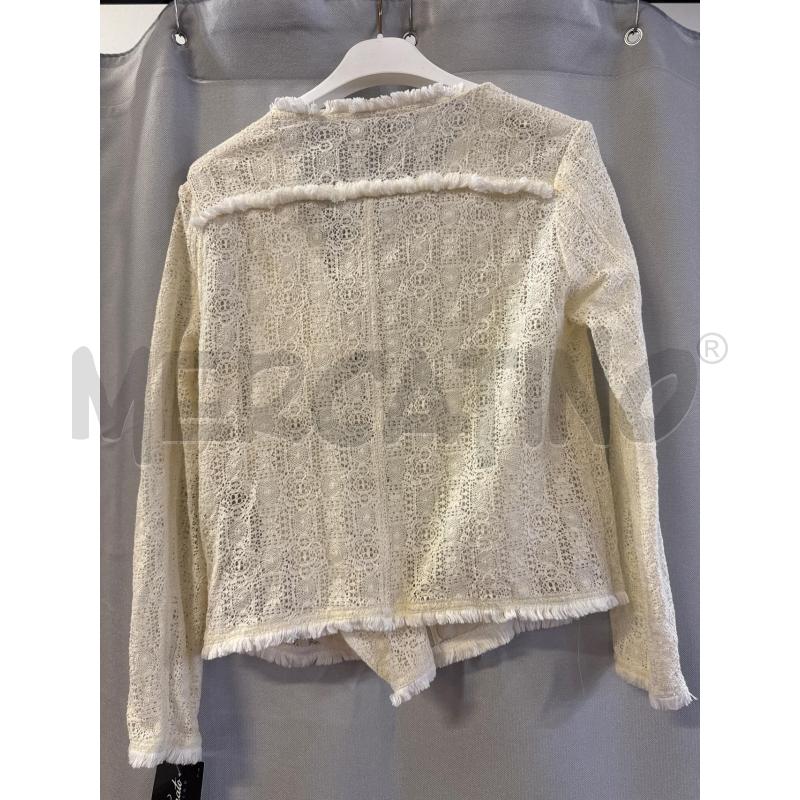 GIACCA DONNA PINKO PIZZO CREMA TG.40 ZIP | Mercatino dell'Usato Vinci - fraz. sovigliana 2