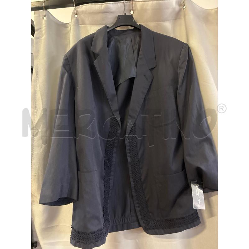 GIACCA DONNA TRUSSARDI BLU MODIFICATA CON PASSAMANERIA TG.L | Mercatino dell'Usato Vinci - fraz. sovigliana 1