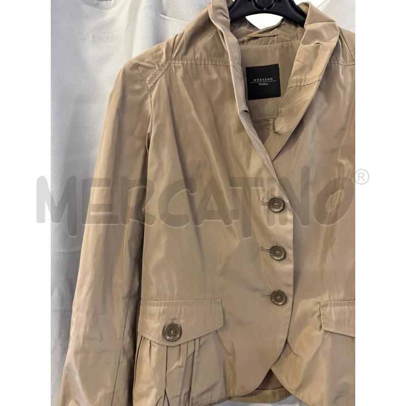 GIACCA DONNA WEEK END MAX MARA BEIGE TG.40 | Mercatino dell'Usato Vinci - fraz. sovigliana 2