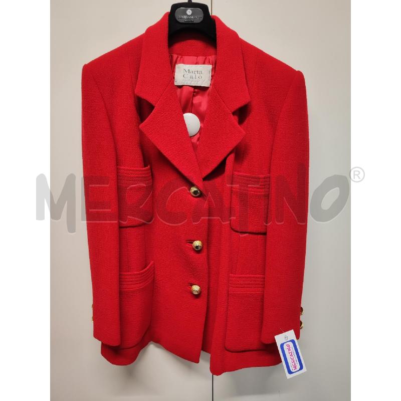 GIACCA DONNA # MARTA CALO' ROSSA TG.44 | Mercatino dell'Usato Vinci - fraz. sovigliana 1