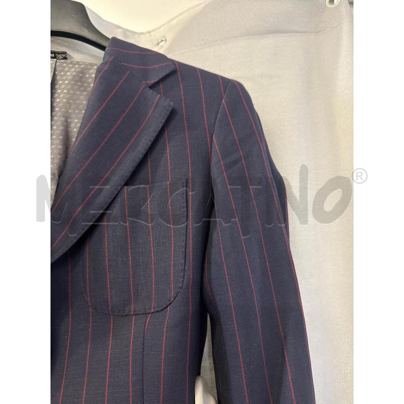 GIACCA DONNA # MONTEZEMOLO BLU RIGHE ROSSE TG.38/40 | Mercatino dell'Usato Vinci - fraz. sovigliana 2