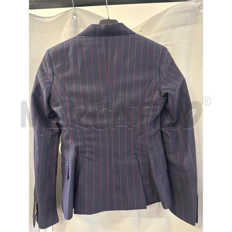 GIACCA DONNA # MONTEZEMOLO BLU RIGHE ROSSE TG.38/40 | Mercatino dell'Usato Vinci - fraz. sovigliana 3