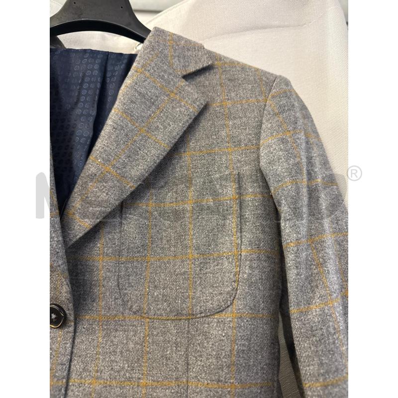 GIACCA DONNA # MONTEZEMOLO GRIGIO QUADRI GIALLI TG.38/40 | Mercatino dell'Usato Vinci - fraz. sovigliana 2