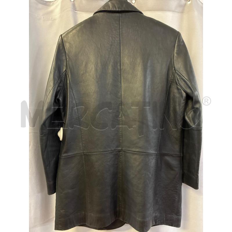 GIACCA DONNA # PCP PELLE NERA TG.42 | Mercatino dell'Usato Vinci - fraz. sovigliana 3