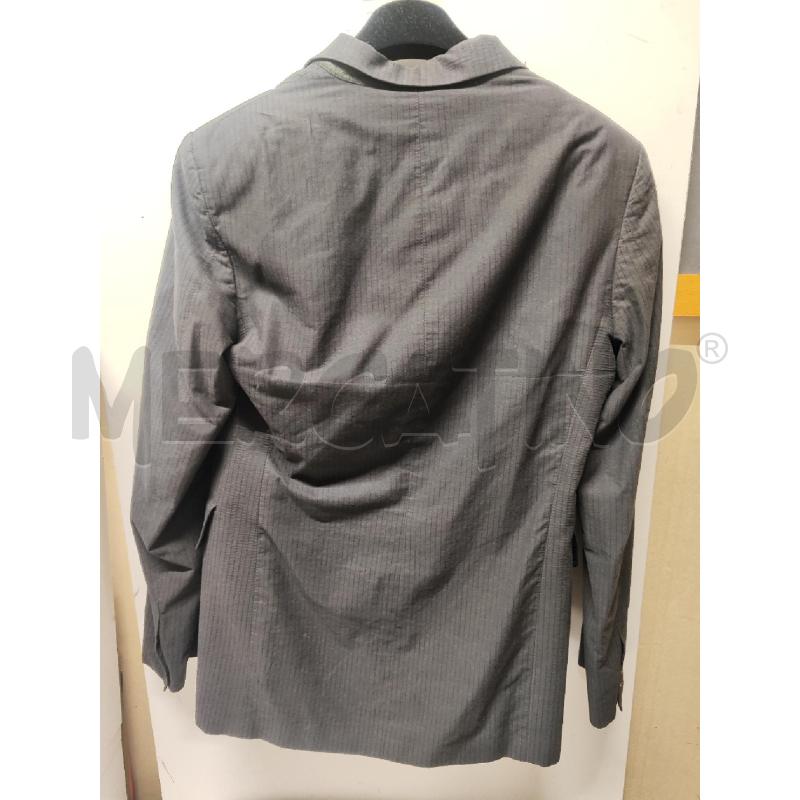 GIACCA UOMO BIKKEMBERG GRIGIA RIGATA TG.50 | Mercatino dell'Usato Vinci - fraz. sovigliana 3