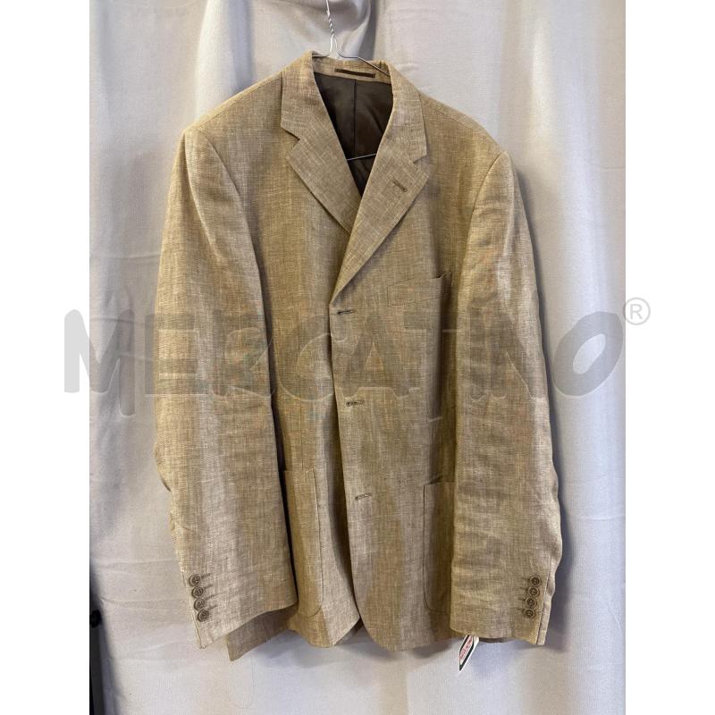 GIACCA UOMO FOREST LINO BEIGE TG.50 | Mercatino dell'Usato Vinci - fraz. sovigliana 1