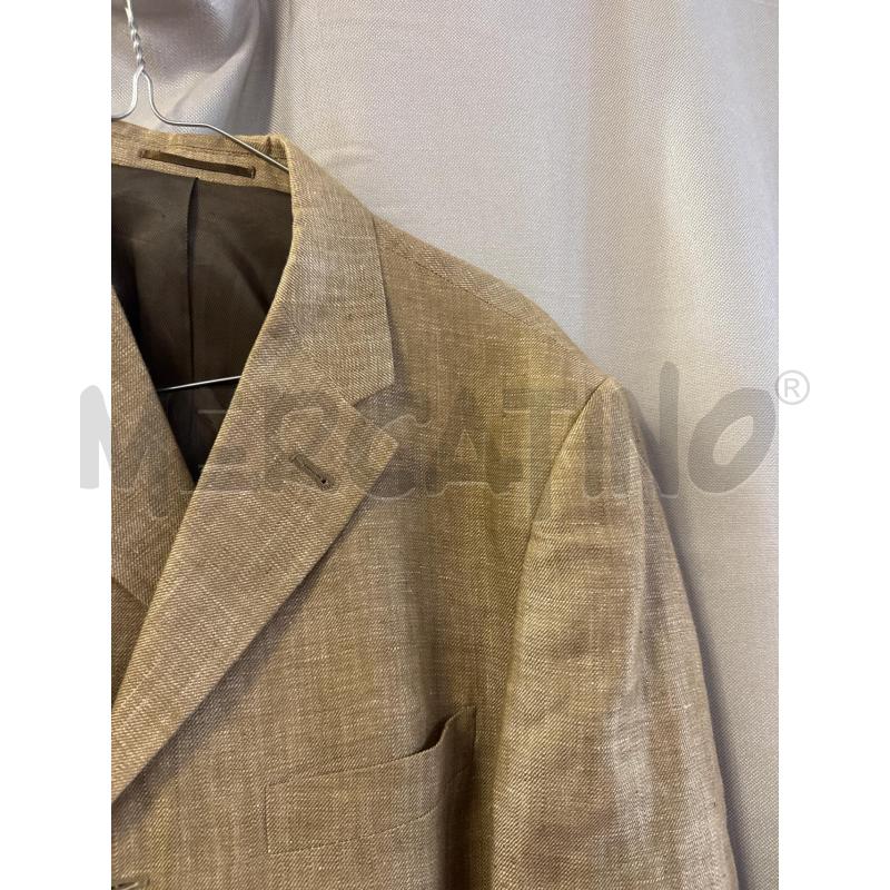 GIACCA UOMO FOREST LINO BEIGE TG.50 | Mercatino dell'Usato Vinci - fraz. sovigliana 2