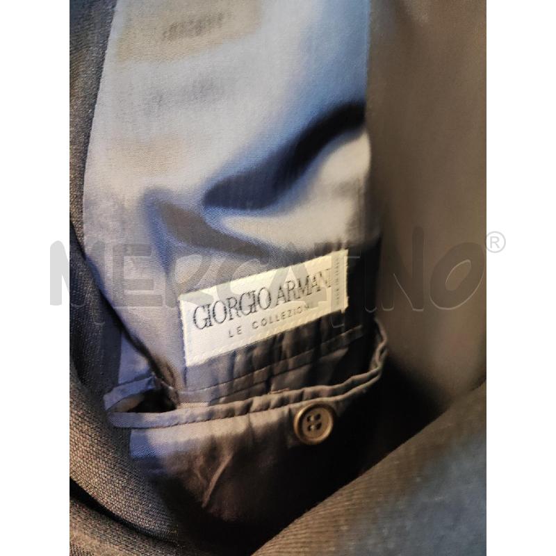 GIACCA UOMO GIORGIO  ARMANI GRIGIA TG.56 | Mercatino dell'Usato Vinci - fraz. sovigliana 2