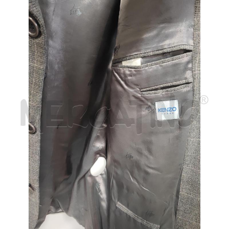 GIACCA UOMO KENZO GRIGIA QUADRI TG.52 | Mercatino dell'Usato Vinci - fraz. sovigliana 3