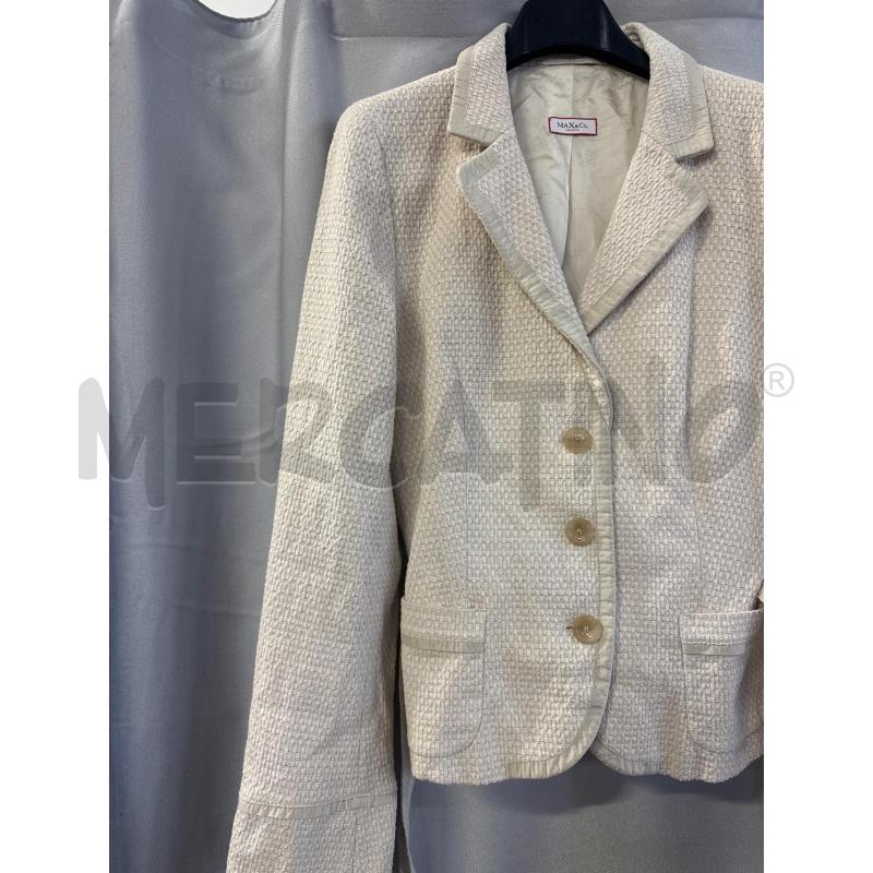 GIACCA UOMO MAX&CO PANNA TG.48 | Mercatino dell'Usato Vinci - fraz. sovigliana 2
