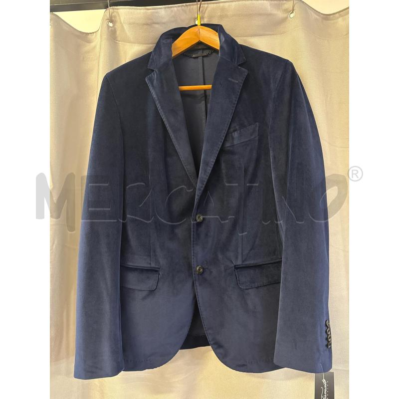 GIACCA UOMO MESSAGERIE PATRIZIO PISCAGLIA VELLUTO BLU TG.50 | Mercatino dell'Usato Vinci - fraz. sovigliana 1