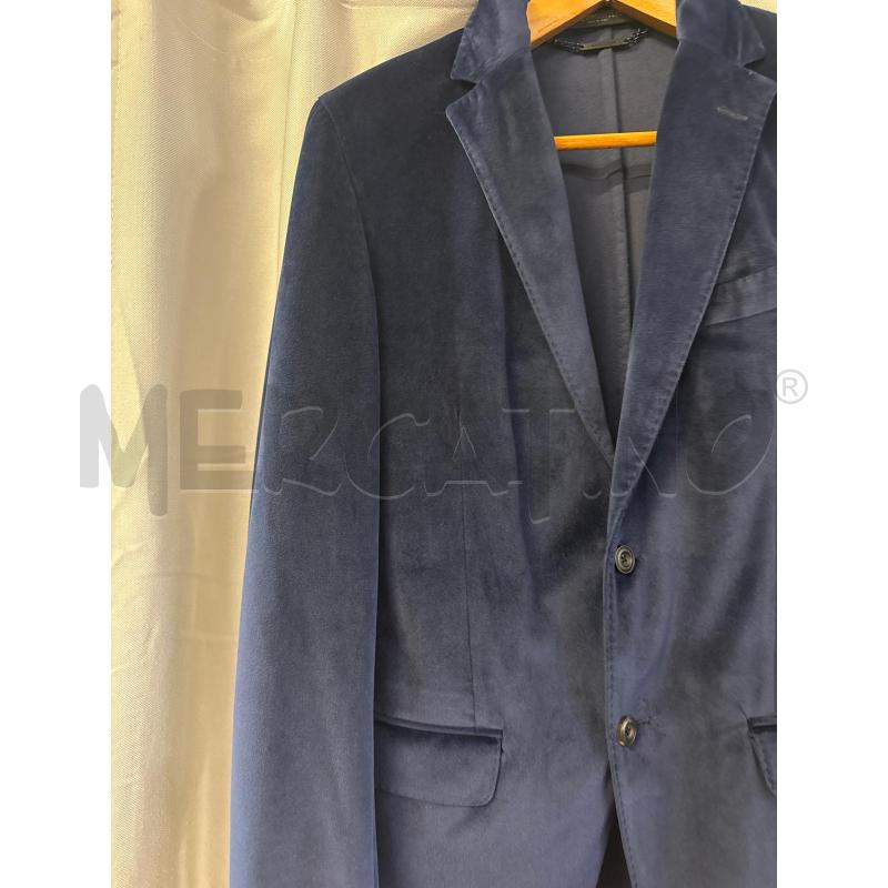 GIACCA UOMO MESSAGERIE PATRIZIO PISCAGLIA VELLUTO BLU TG.50 | Mercatino dell'Usato Vinci - fraz. sovigliana 2
