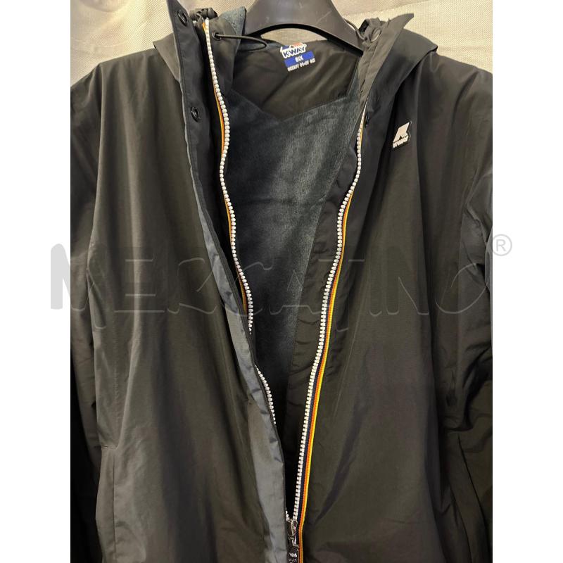 GIACCONE DONNA K-WAY NERO CAPPUCCIO SIX TG.6 | Mercatino dell'Usato Vinci - fraz. sovigliana 2