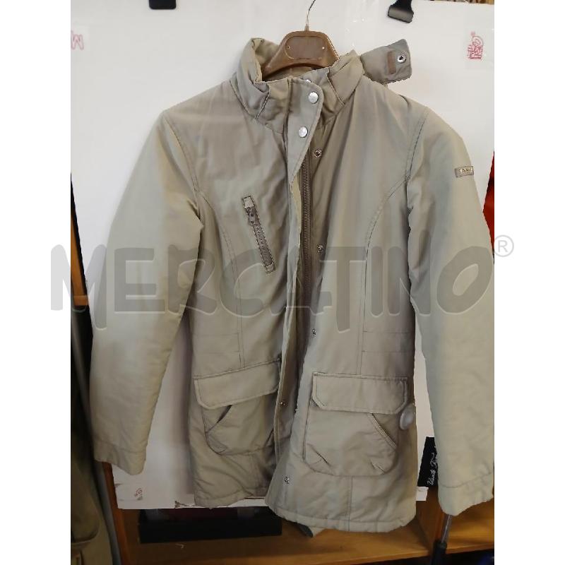 GIACCONE DONNA WOOLRICH VERDE CHIARO TG.S CON CAPPUCCIO | Mercatino dell'Usato Vinci - fraz. sovigliana 1