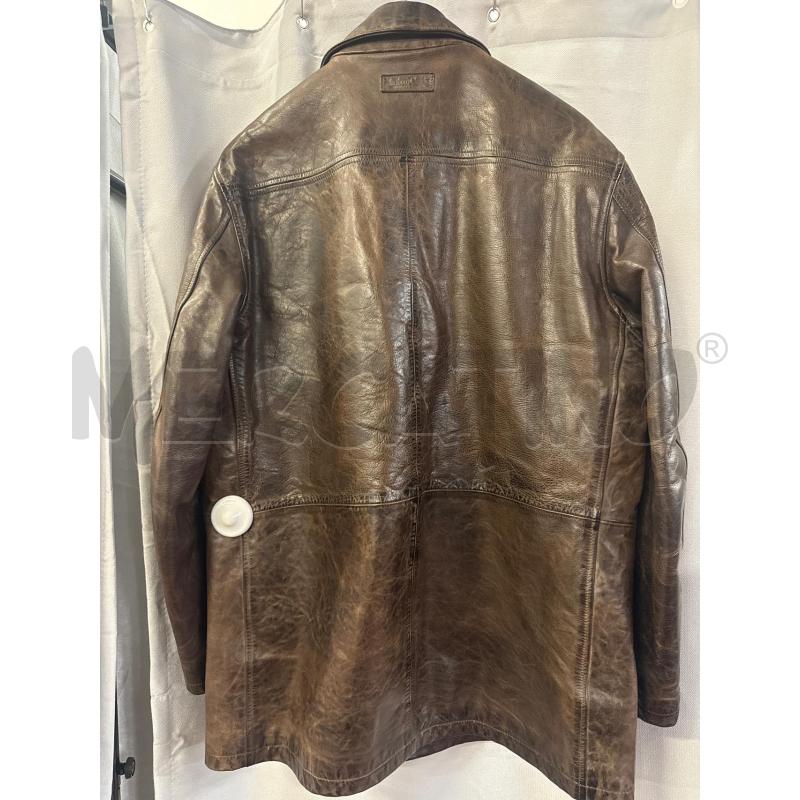 GIACCONE UOMO MARLBORO PELLE MARRONE INVECCHIATA TG.XL | Mercatino dell'Usato Vinci - fraz. sovigliana 3