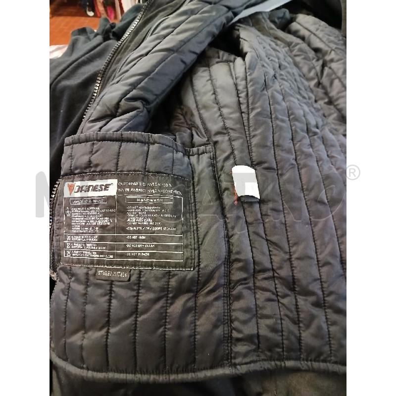 GIACCONE UOMO MOTO DAINESE NERO INTRNO STACCABILE TG.52 | Mercatino dell'Usato Vinci - fraz. sovigliana 4
