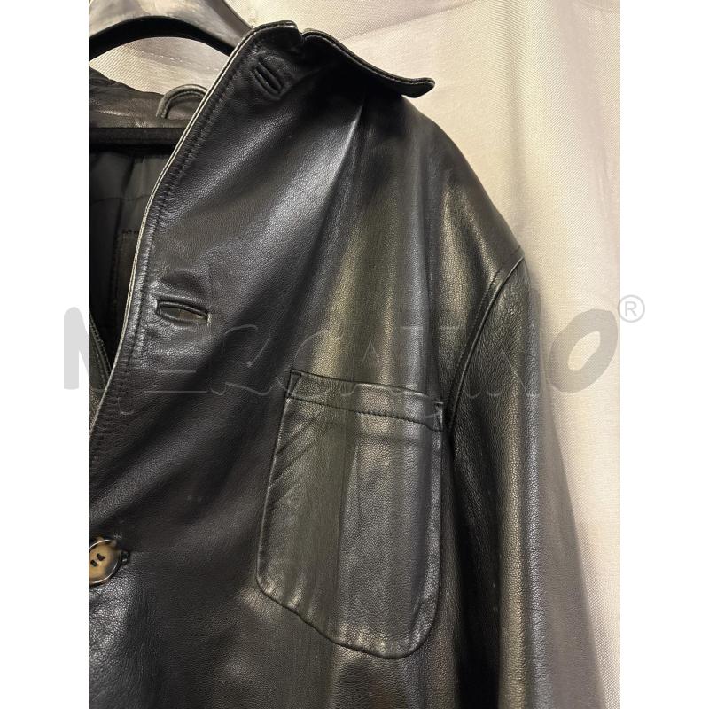 GIACCONE UOMO # CORSI PELLE NERO TG.54 | Mercatino dell'Usato Vinci - fraz. sovigliana 2