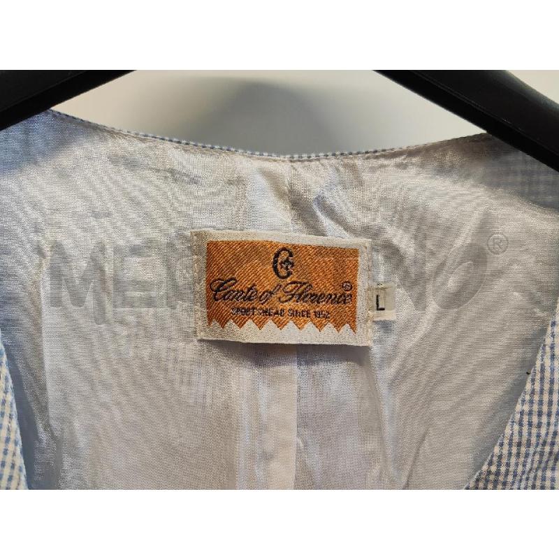 GILET DONNA CONTE OF FLORENCE QUADRETTINI AZZURRI TG.L | Mercatino dell'Usato Vinci - fraz. sovigliana 2