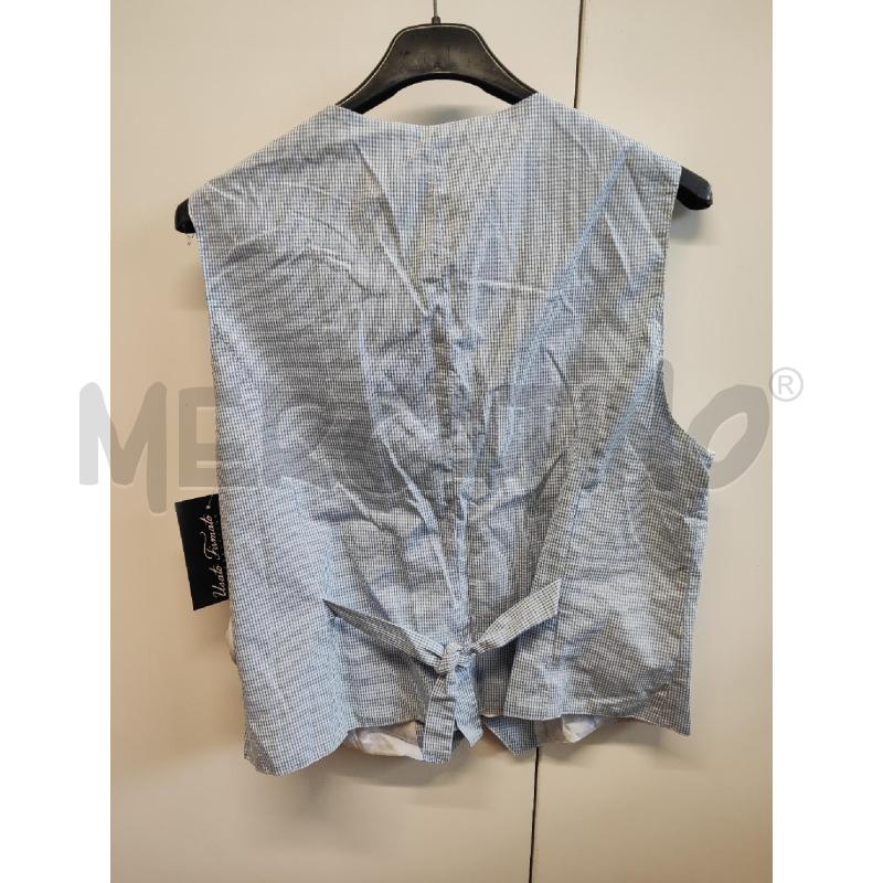 GILET DONNA CONTE OF FLORENCE QUADRETTINI AZZURRI TG.L | Mercatino dell'Usato Vinci - fraz. sovigliana 3