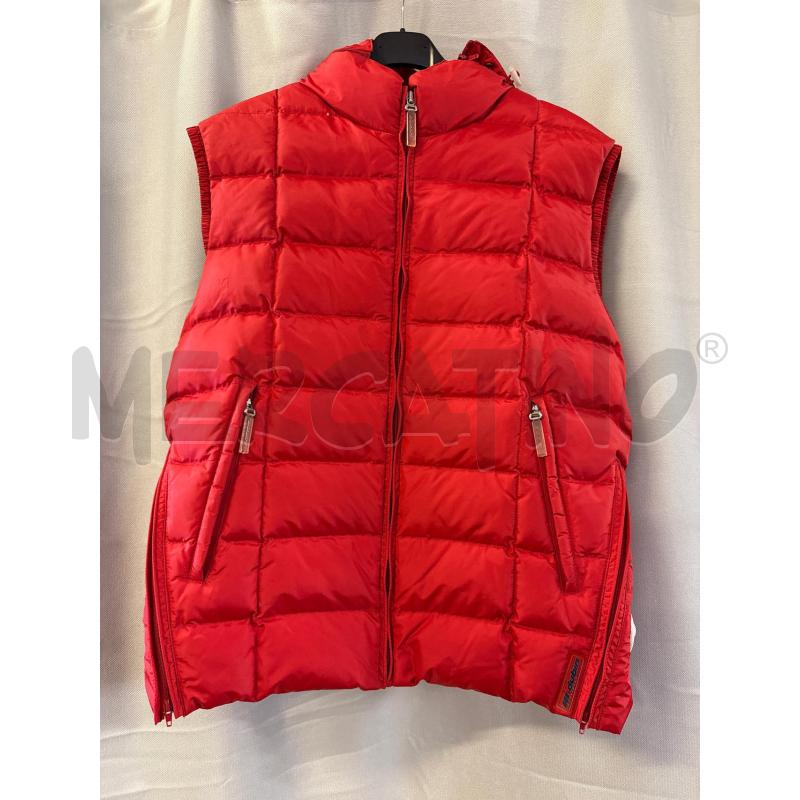 GILET DONNA DUBLIN PIUMINO ROSSO CAPPUCCIO TG.44 | Mercatino dell'Usato Vinci - fraz. sovigliana 1