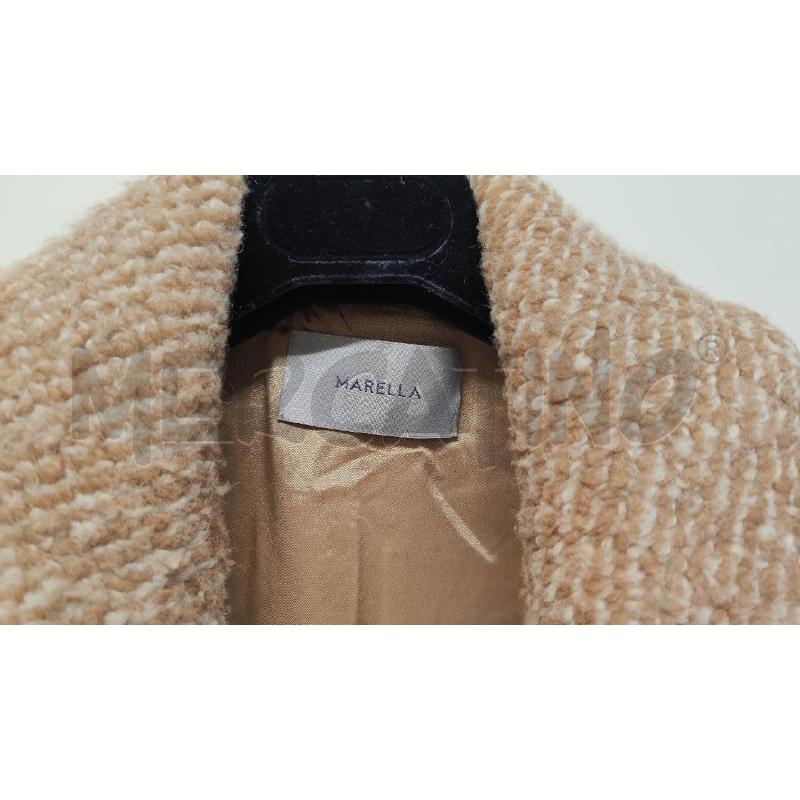 GILET DONNA MARELLA LUNGO RIGATO BEIGE PANNA TG.L | Mercatino dell'Usato Vinci - fraz. sovigliana 2