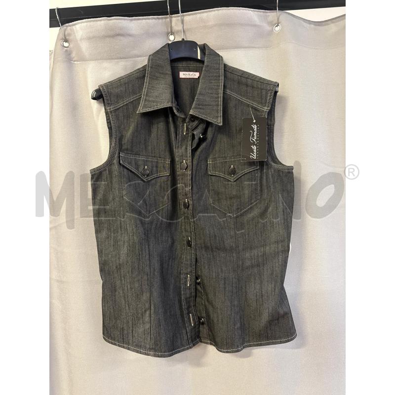 GILET DONNA MAX&CO JEANS NERO TG.44 | Mercatino dell'Usato Vinci - fraz. sovigliana 1