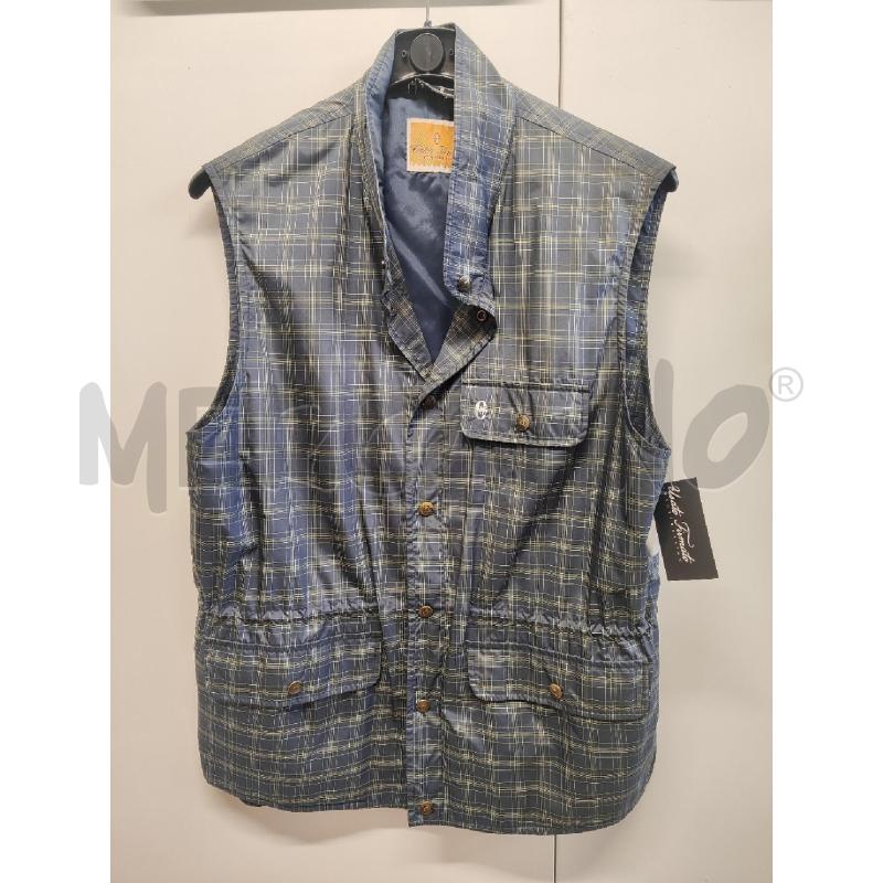 GILET UOMO CONTE OF FLORENCE BLU QUADRI TG.L | Mercatino dell'Usato Vinci - fraz. sovigliana 1