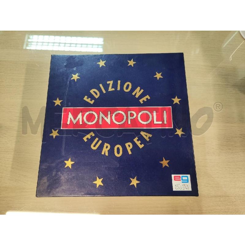 GIOCO MONOPOLI EDIZIONE EUROPEA | Mercatino dell'Usato Vinci - fraz. sovigliana 1