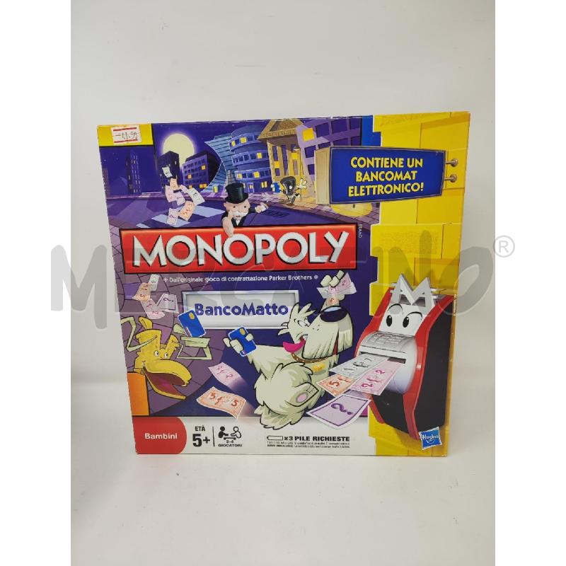 GIOCO MONOPOLY BANCO MATTO NUOVO  | Mercatino dell'Usato Vinci - fraz. sovigliana 1