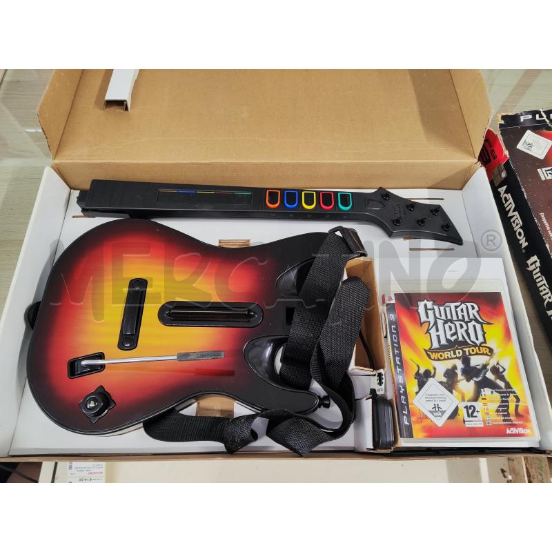 GIOCO MUSICALE X PLAYSTION 3 GUITAR HERO IN SCATOLA | Mercatino dell'Usato Vinci - fraz. sovigliana 1