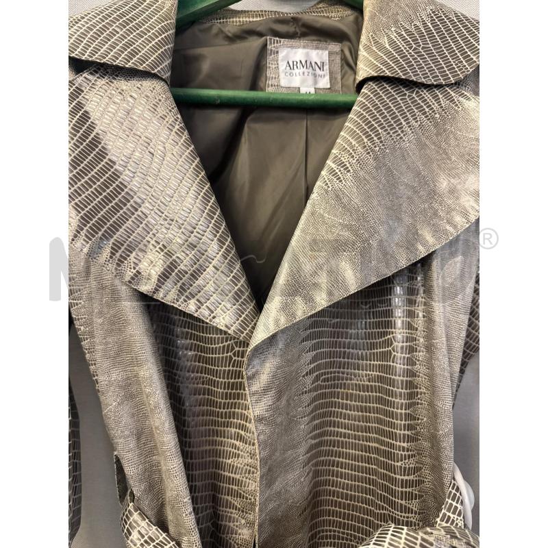 GIUBBINO DONNA ARMANI COLLEZIONI TG.44 ECO PELLE EFFETTO PITONATO | Mercatino dell'Usato Vinci - fraz. sovigliana 2