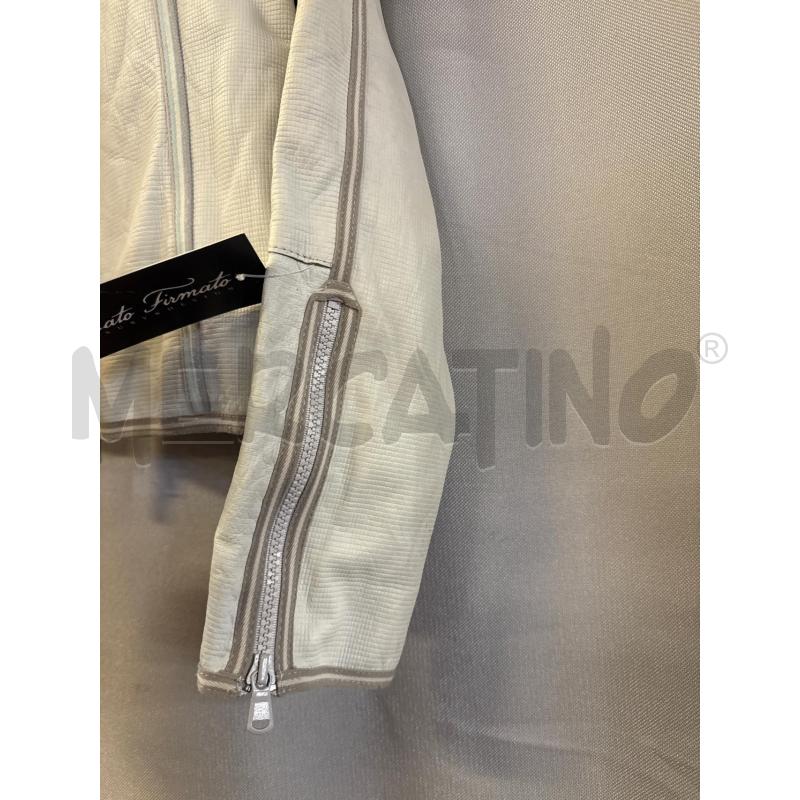 GIUBBINO DONNA ARMANI JEANS PELLE TG.46 GHIACCIO | Mercatino dell'Usato Vinci - fraz. sovigliana 2
