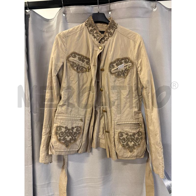 GIUBBINO DONNA BROOKLIN BEIGE RICAMO TG.44 | Mercatino dell'Usato Vinci - fraz. sovigliana 1