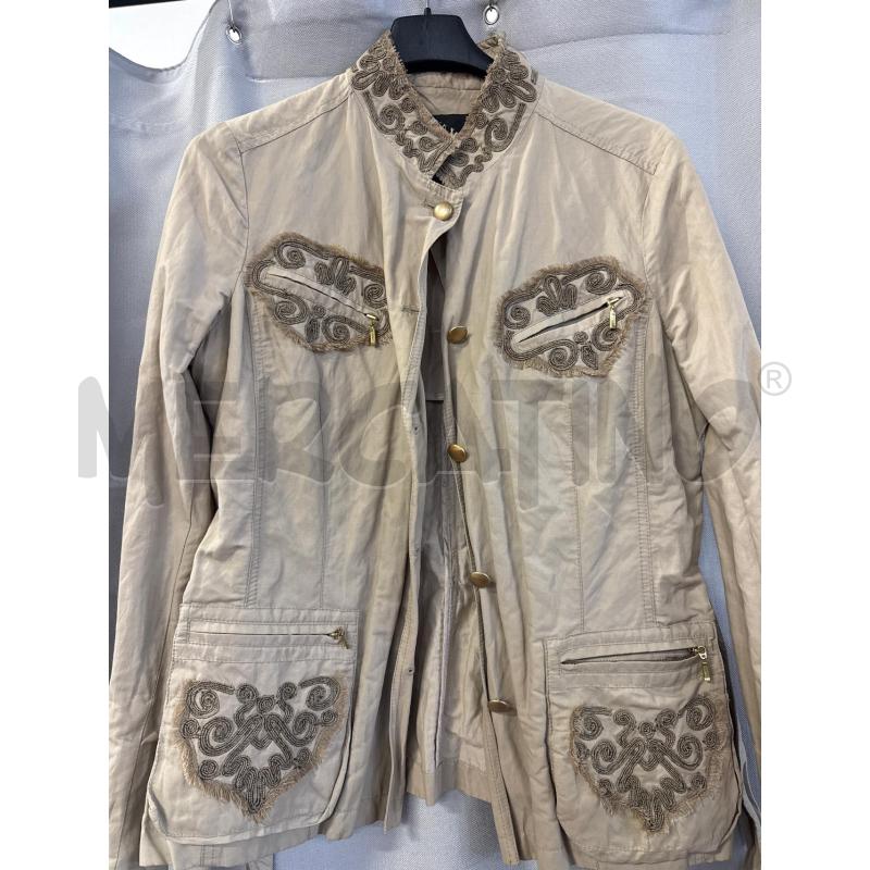 GIUBBINO DONNA BROOKLIN BEIGE RICAMO TG.44 | Mercatino dell'Usato Vinci - fraz. sovigliana 2