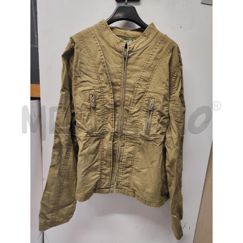 GIUBBINO DONNA DESIGUAL VERDE TG.46 ZIP | Mercatino dell'Usato Vinci - fraz. sovigliana 1