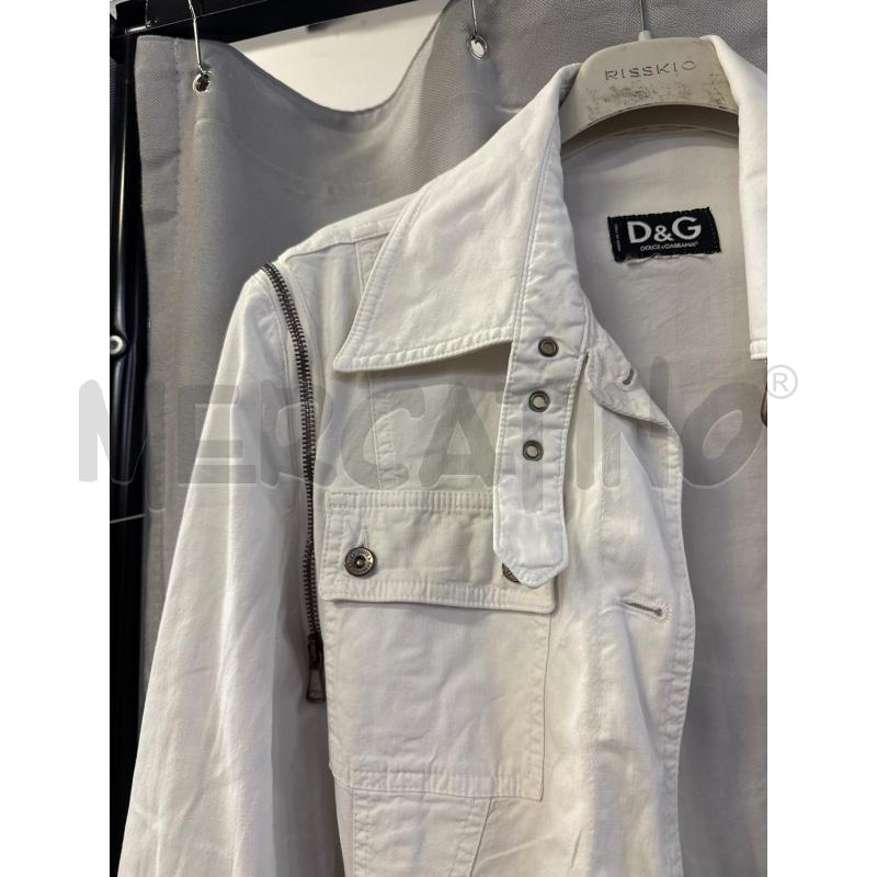 GIUBBINO DONNA D&G BIANCO MANICHE STACCABILI SENZA TG | Mercatino dell'Usato Vinci - fraz. sovigliana 2