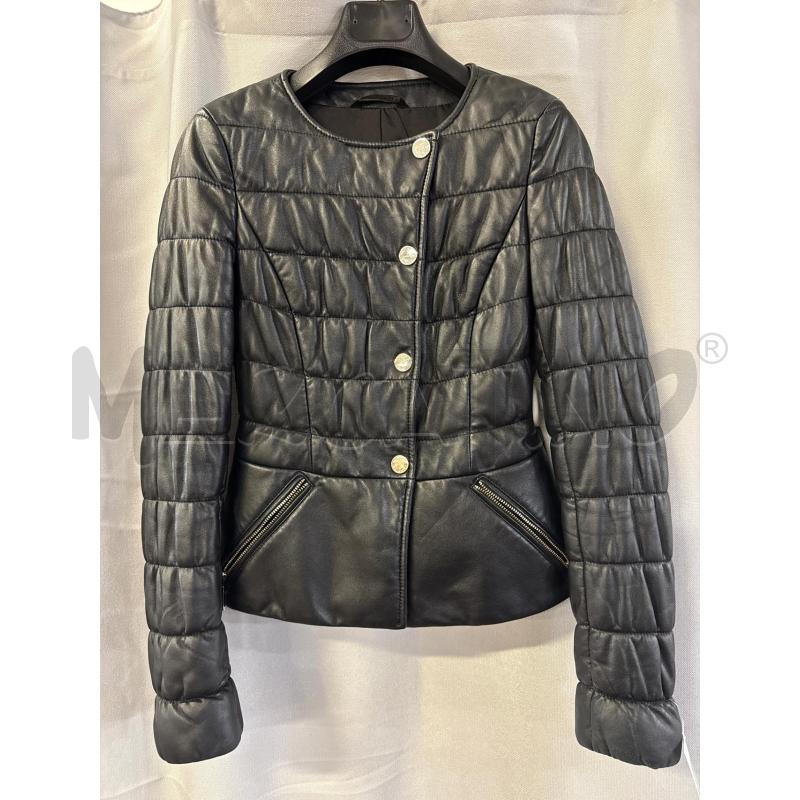 GIUBBINO DONNA LIU JO TG.40 PELLE NERO  | Mercatino dell'Usato Vinci - fraz. sovigliana 1