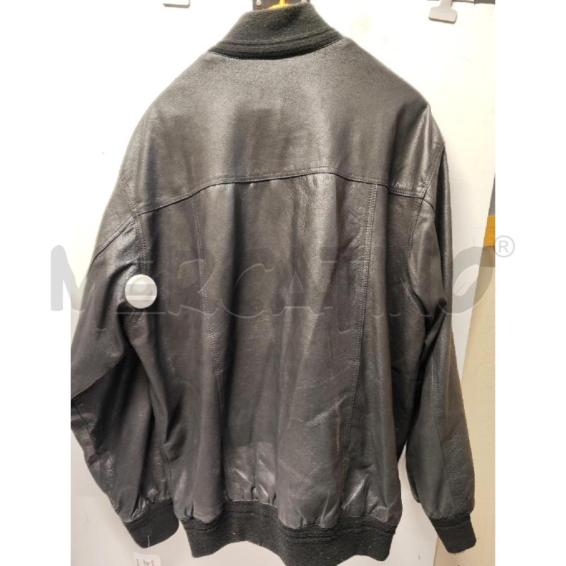 GIUBBINO DONNA PELLE NERO COLLO POLZINO TG.54 | Mercatino dell'Usato Vinci - fraz. sovigliana 2