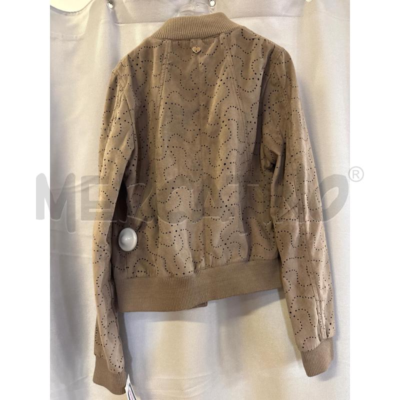 GIUBBINO DONNA # CAFENOIR SCAMOSCIATO BEIGE TRAFORATO TG.L | Mercatino dell'Usato Vinci - fraz. sovigliana 3