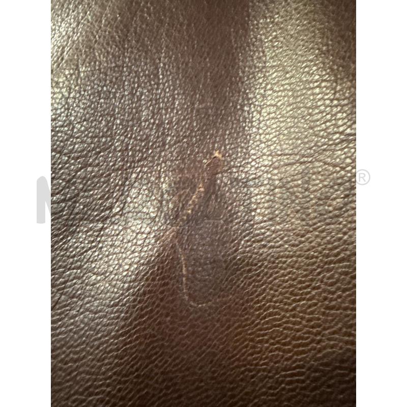 GIUBBINO DONNA # PELLE MARRONE ZIP FIBBIA COLLO | Mercatino dell'Usato Vinci - fraz. sovigliana 4