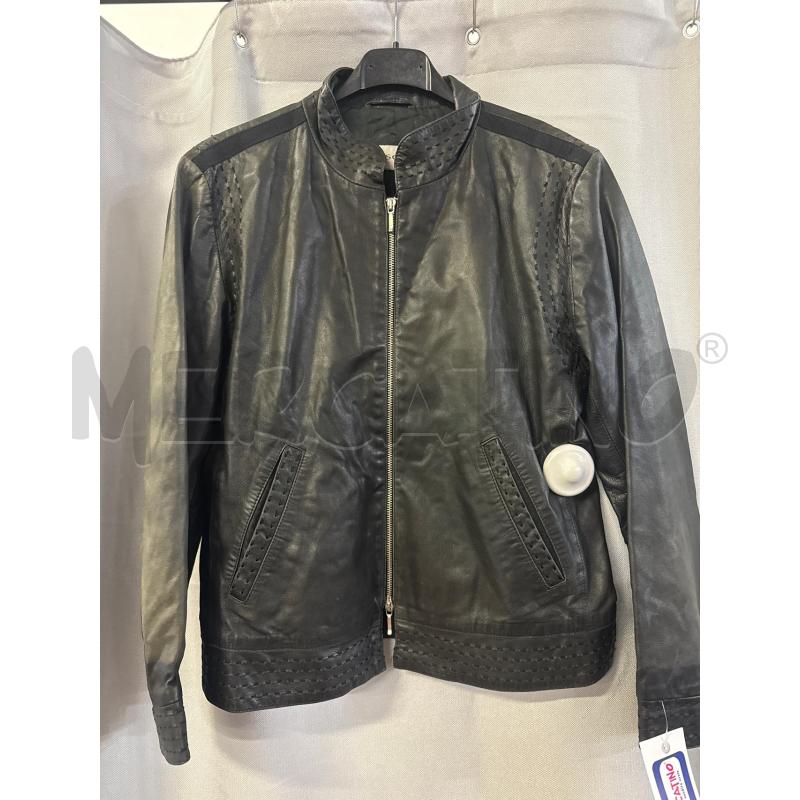 GIUBBINO DONNA # VISCONF PELLE NERO TG.42 | Mercatino dell'Usato Vinci - fraz. sovigliana 1