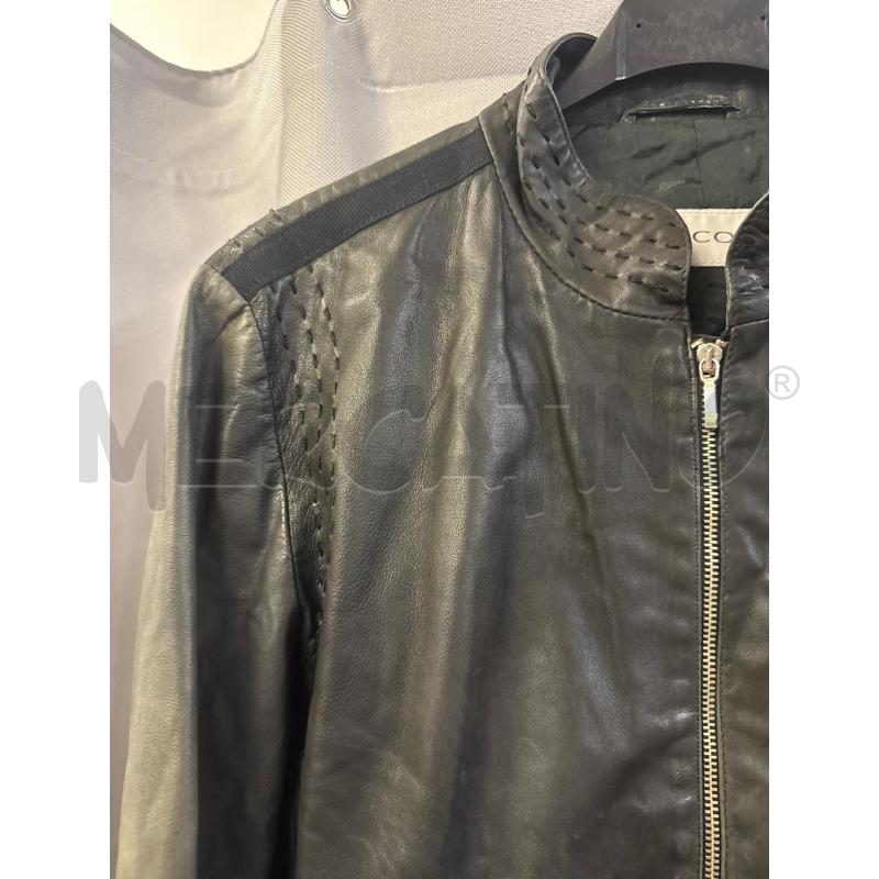 GIUBBINO DONNA # VISCONF PELLE NERO TG.42 | Mercatino dell'Usato Vinci - fraz. sovigliana 2