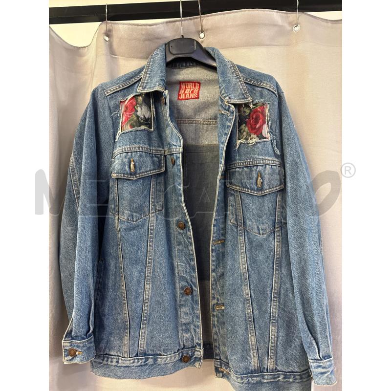 GIUBBINO UOMO CASUCCI JEANS INSERTI FIORI SENZA TG | Mercatino dell'Usato Vinci - fraz. sovigliana 1